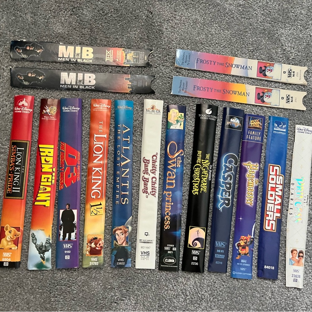 VHS Bookmarks Unlaminated 2